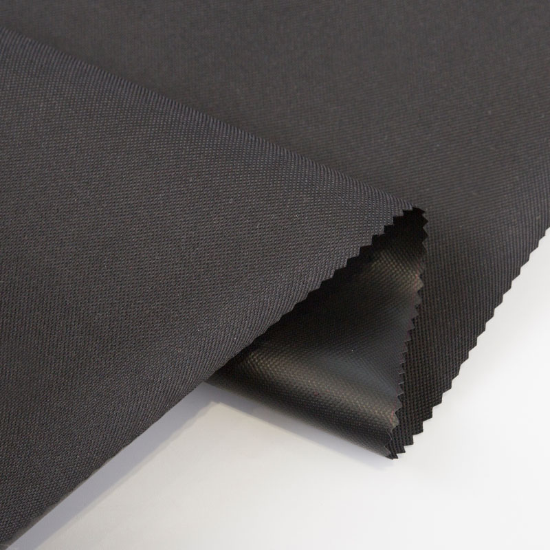 3*3*64 sort Oxford-klud beklædt PVC-bagagestof