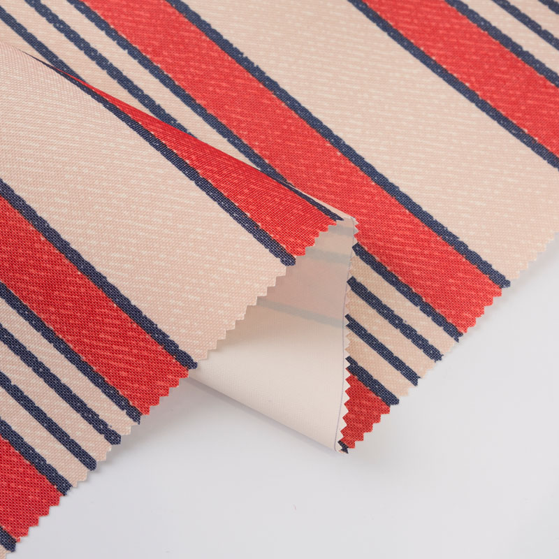 3*2,5*62 tykstribet Oxford-trykbagagestof
